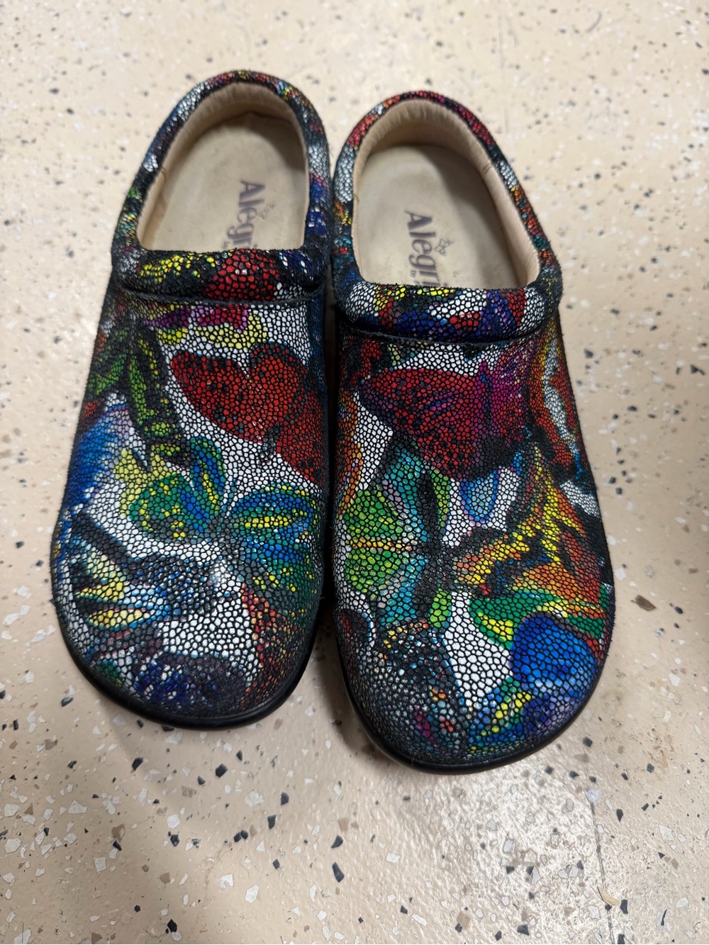 Alegria size 38 RARE Professional Kayla Pro Monarch Leather Upper Clog